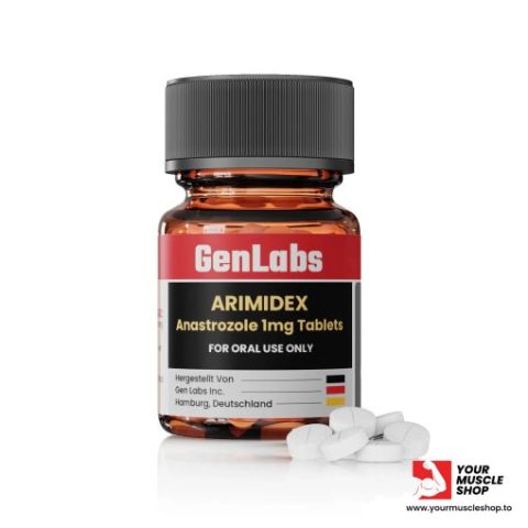 ARIMIDEX ANASTROZOLE 1 MG PER TAB – 100 TABLETS – GENLABS