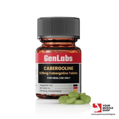 CABERGOLINE 0.25MG PER TAB – 30 TABLETS – GENLABS