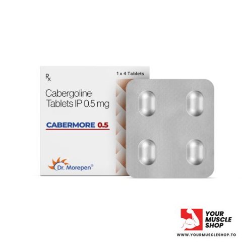 CABERMORE 0.5 ( CABERGOLINE TABLETS ) 0.5MG PER TAB [ 4 TABLET PACK] – DR MOREPEN