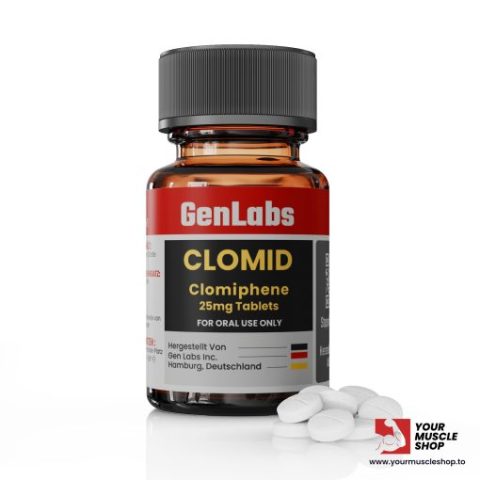 CLOMID (CLOMIPHENE CITRATE) 25MG PER TAB – 200 TABLETS – GENLABS
