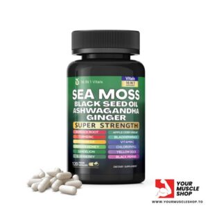 SEA MOSS BLACK SEED OIL ASHWAGANDHA GINGER 16 IN 1 VITALS – 120 TABLETS – SHILAVITALS 30 300x300 2